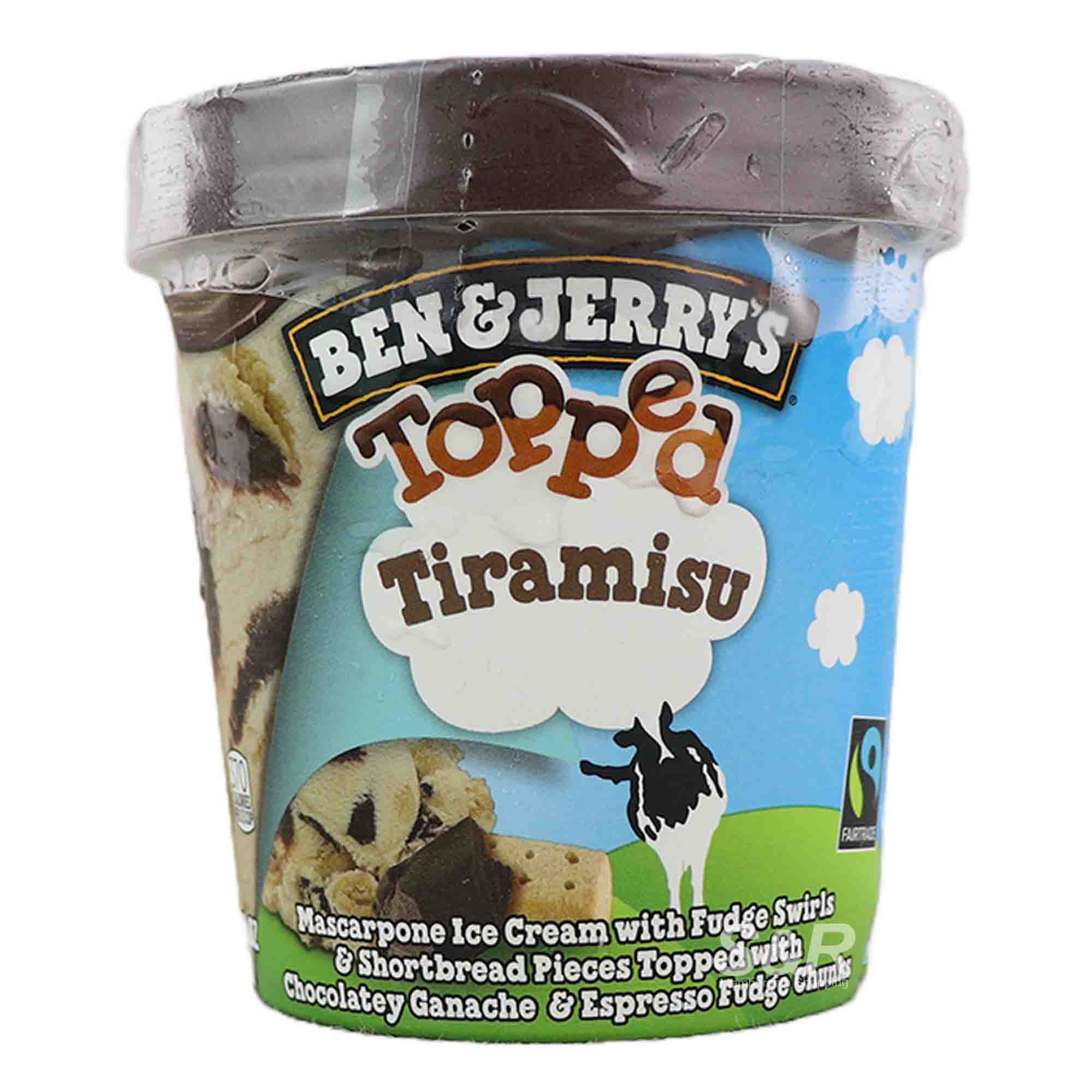 Ben & Jerry's Topped Tiramisu Mascarpone Ice Cream 450mL